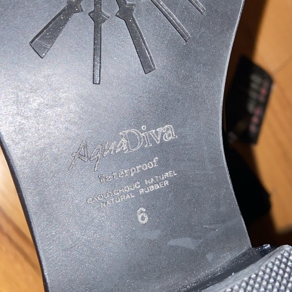 NEW AquaDiva Kallena Waterproof Knee High Leather Boot size 6 - Picture 10 of 14